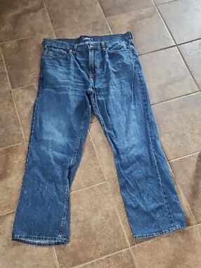 Old Navy Men's Straight-Leg Blue Jeans 36/30